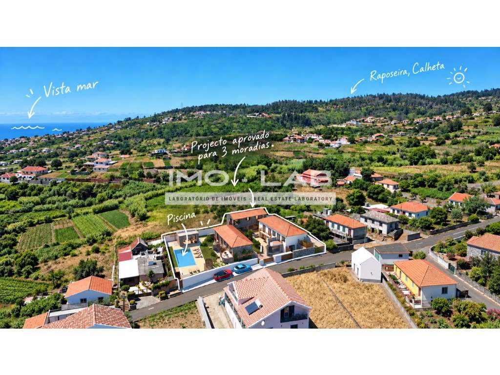 3 Moradias - Raposeira - Calheta - PROJECTO APROVADO - Grande imagem: 2/60