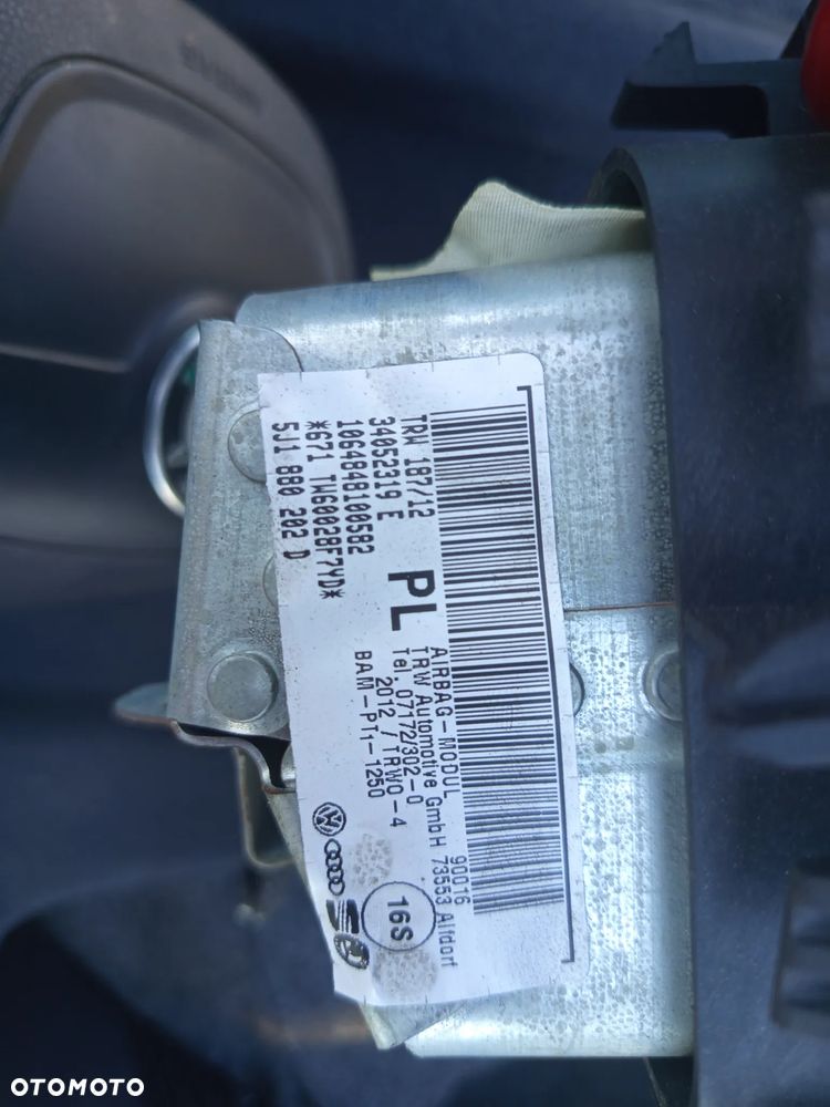 Skoda Fabia II liift airbag poduszka komplet - 5