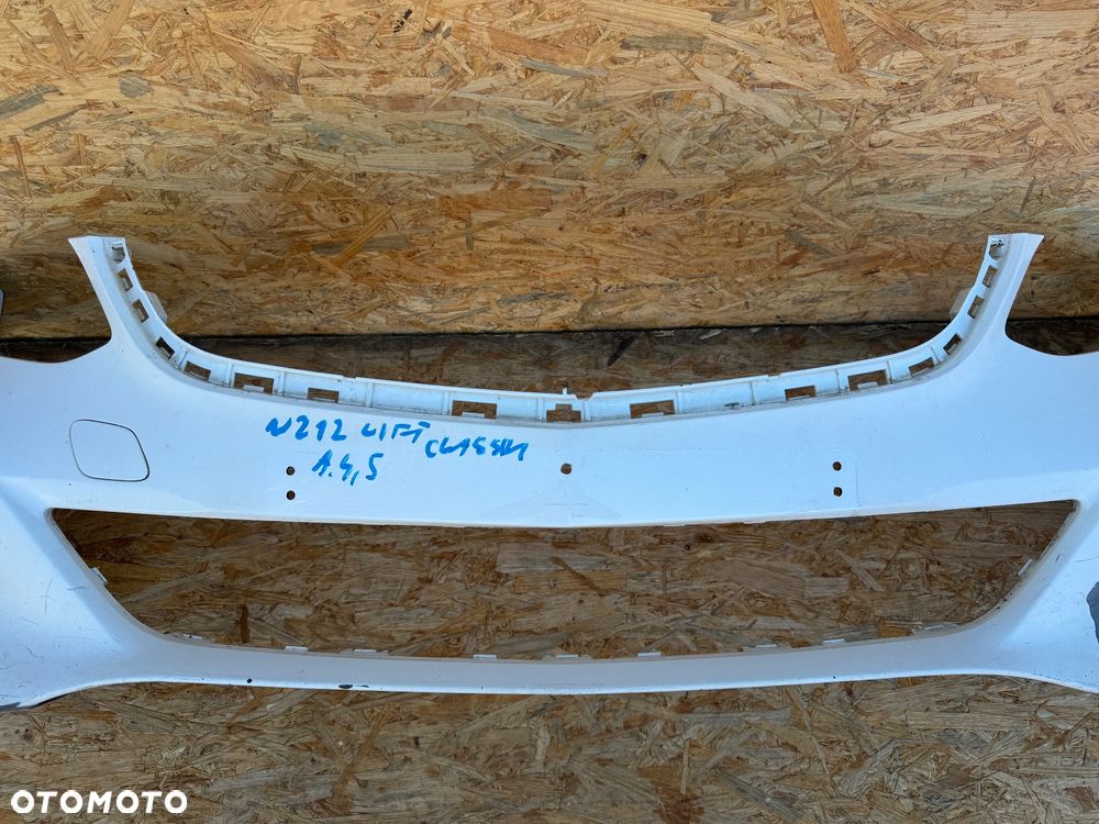 ZDERZAK PRZÓD PRZEDNI MERCEDES-BENZ E-KLASA W212 LIFT 13-16 CLASSIC BEZ DZIUR A2128851438 ORYGINAŁ - 4