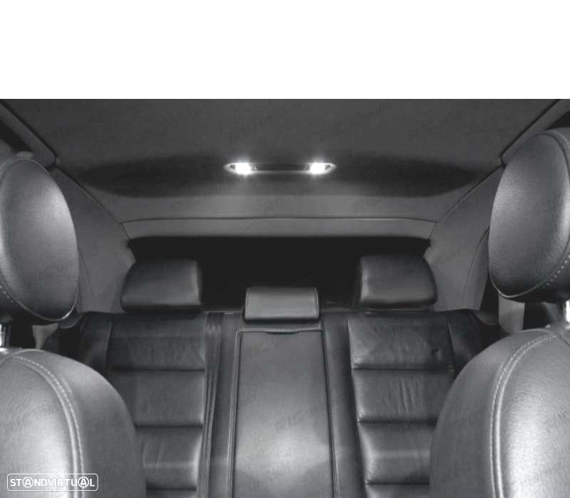 KIT COMPLETO DE 23 LÂMPADAS LED INTERIOR PARA AUDI A4 S4 RS4 B6 B7 AVANT WAGON SOLAMENTE 2002-2008 - 3
