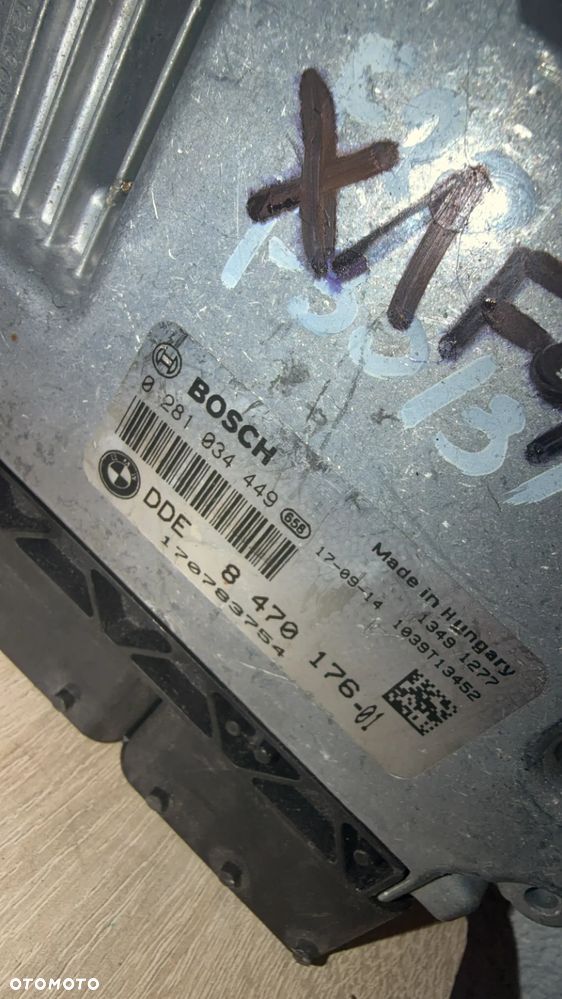 BMW X1 F48 MODUŁ KOMPUTER STEROWNIK SILNIKA 8470176 - 3