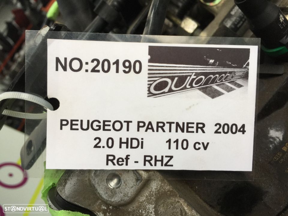 Motor Peugeot Expert 2.0Hdi 110Cv de 2004 - Ref: RHZ - NO20190 - 6