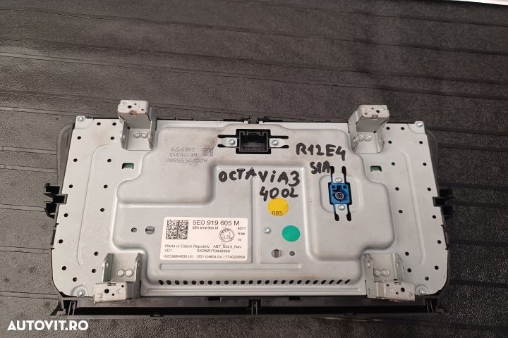 Navigatie originala 5E0919605M 5E0919605M Skoda Octavia 3 [2013 - 201 - 6