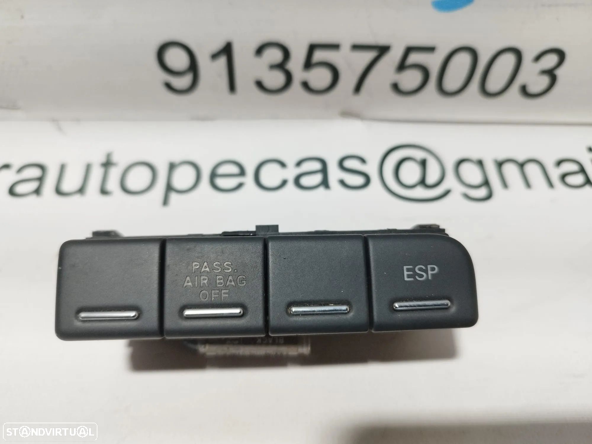 MODULO INTERRUPTOR SWITCH COMANDO COMUTADOR ESP LIGAR DESLIGAR  AIRBAG PASSAGEIRO 8E2941567 AUDI A6 - 1
