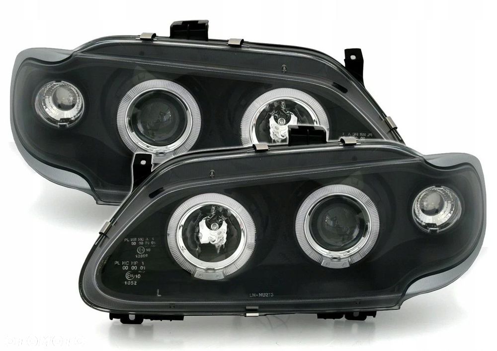 Reflektor Lampa L+R Ringi LED Angel Eyes Tuning Renault Megane I 1 Scenic - 1