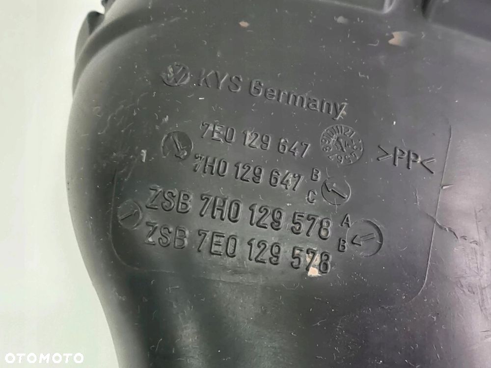 VW T5 rura dolot przewód powietrza 7E0129647 - 2