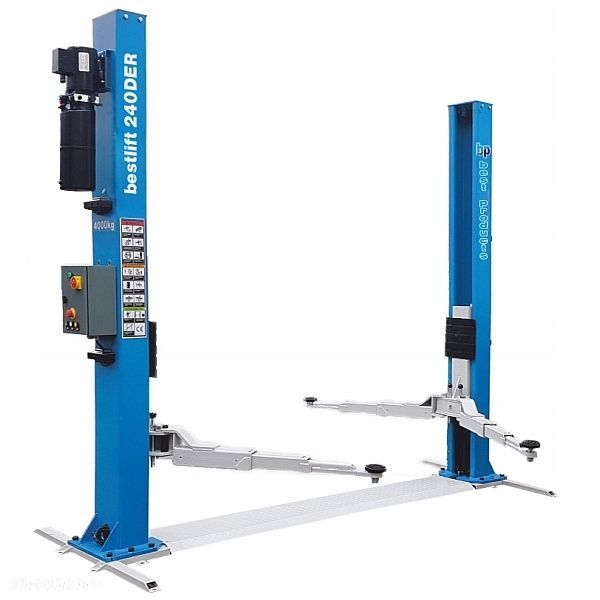 Podnośnik samochodowy dwukolumnowy Bestlift 240DER na ramie 4T - 2