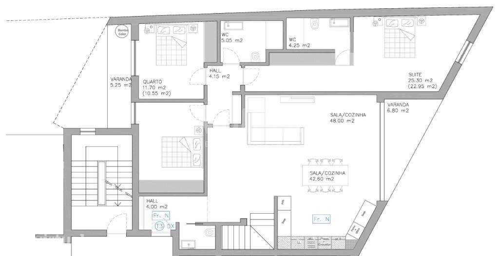 Apartamento T3 Duplex Novo com Terraço em Esgueira – Espaço, Conforto - Grande imagem: 2/2