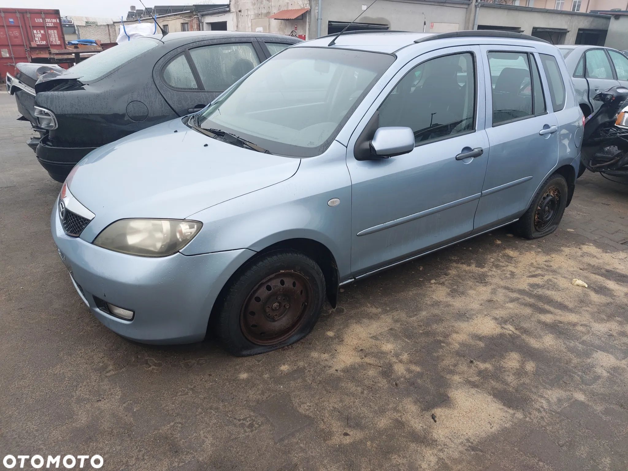 MAZDA 2 2004 r. 1,4 benz na części drzwi szyby lusterko klapa maska lampy zamek klamka - 1