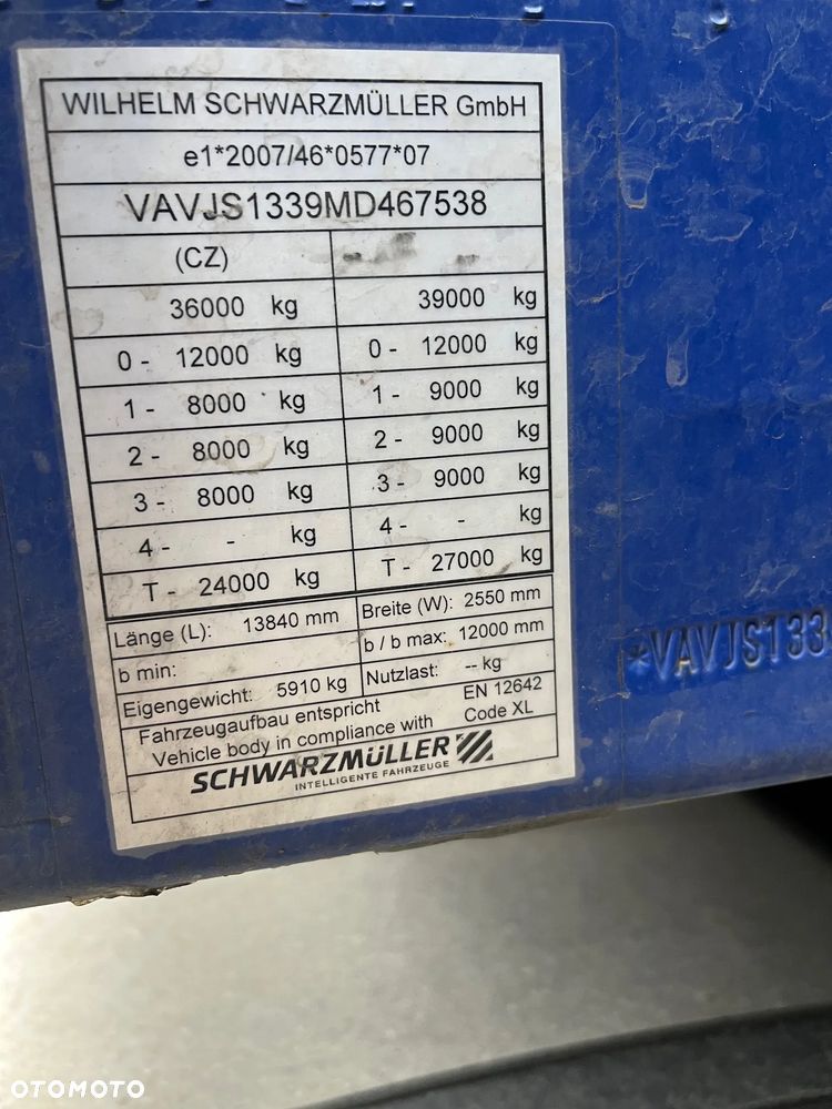 Schwarzmuller Standard SAF 300 000 km  5910 kg - 10