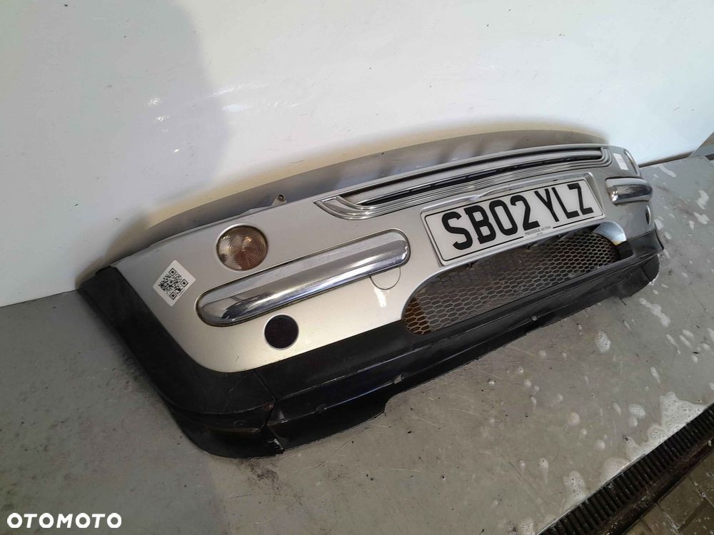 ^ ZDERZAK PRZÓD PRZEDNI MINI COOPER 1 I R50 SREBRNY - 4