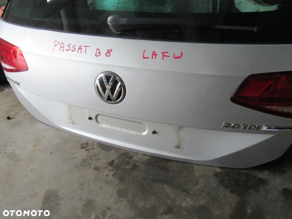 volkswagen passat b8 kombi tył klapa la7w - 4