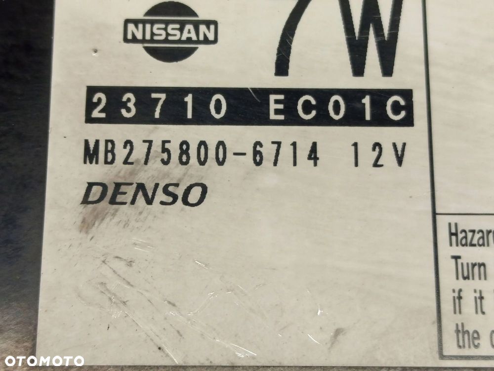 Sterownik ECU Silnika Nissan Pathfinder 2.5 DCI R51 23710EC01C - 6