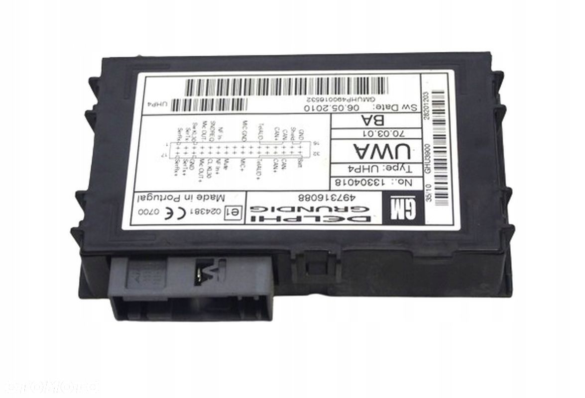 MODUŁ BLUETOOTH OPEL ANTARA ASTRA III H CORSA D ZAFIRA B VECTRA C 13304018 - 1