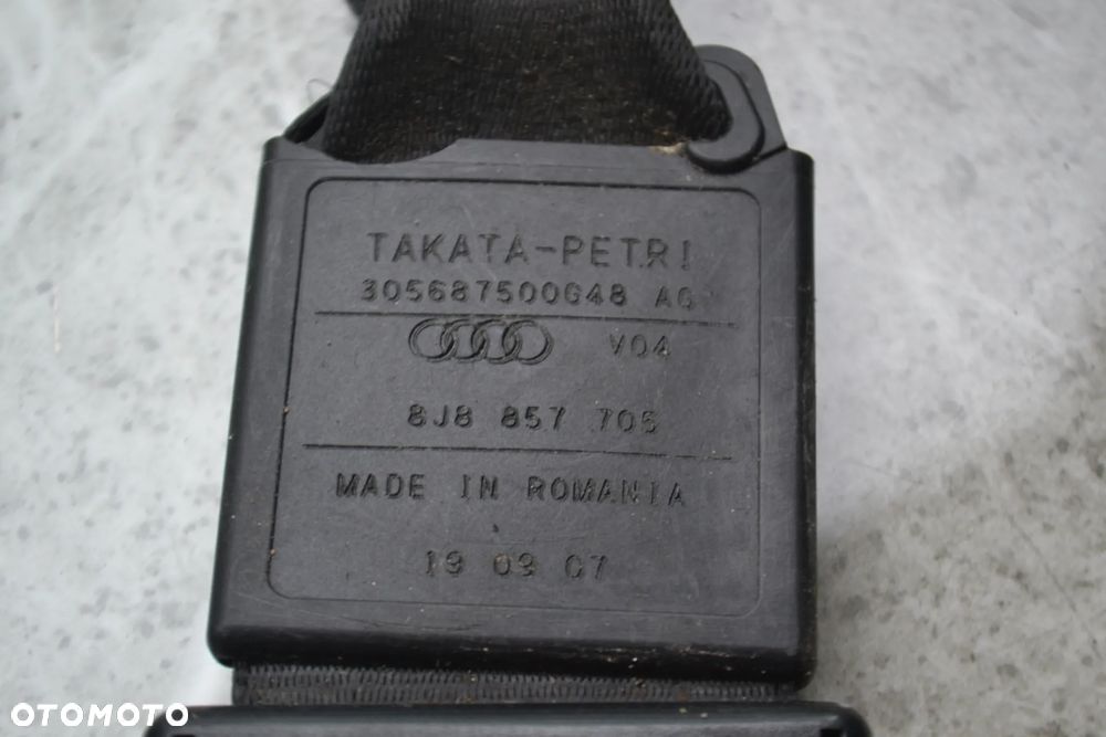 AUDI TT 8J PASY BEZPIECZEŃSTWA PRZÓD PRZEDNIE KPL USZKODZONE DO REGENERACJI - 3