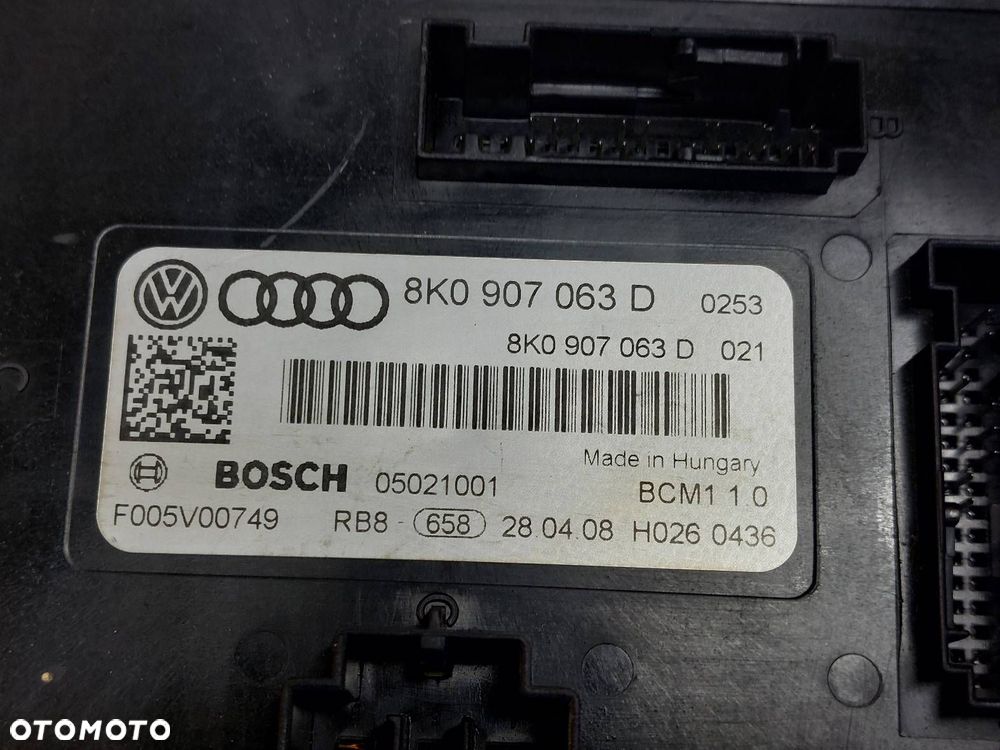 ZESTAW STARTOWY LICZNIK AUDI A4 B8 1.8 TFSI 8K1907115A 8K0920930A - 4