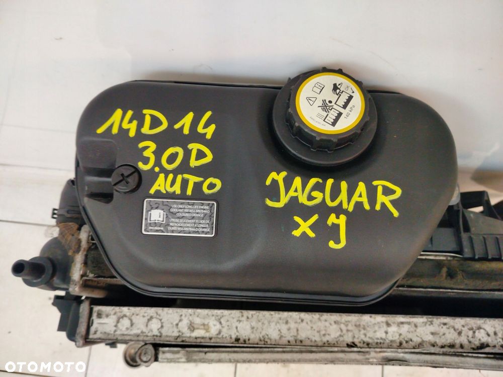 jaguar xj 09r- komplet chłodnic wentylator 3.0 d automat - 9