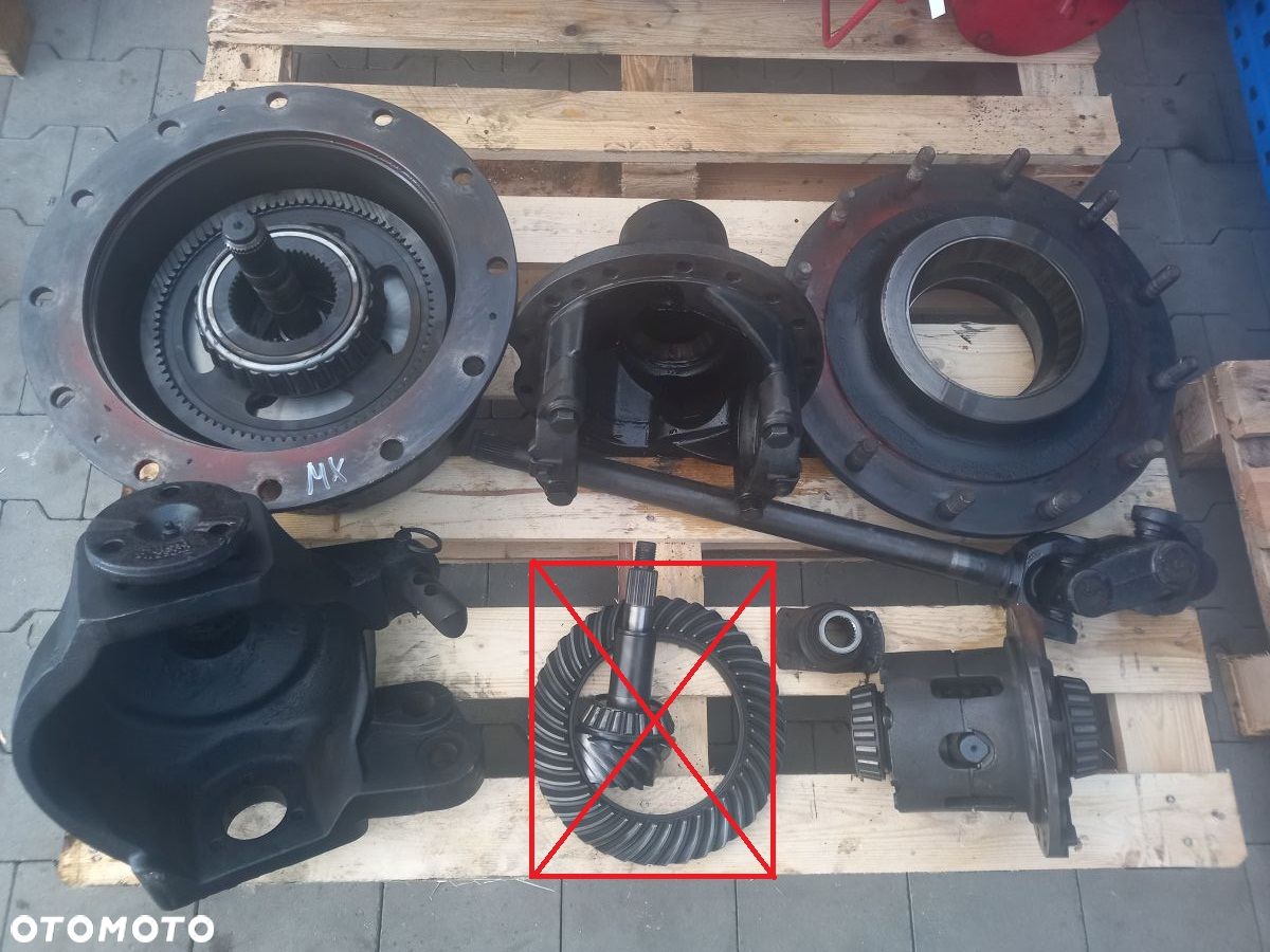 Most Dana Spicer 21.54 układ planetarny mechanizm różnicowy piasta zwrotnica półoś Case MX240 - 1