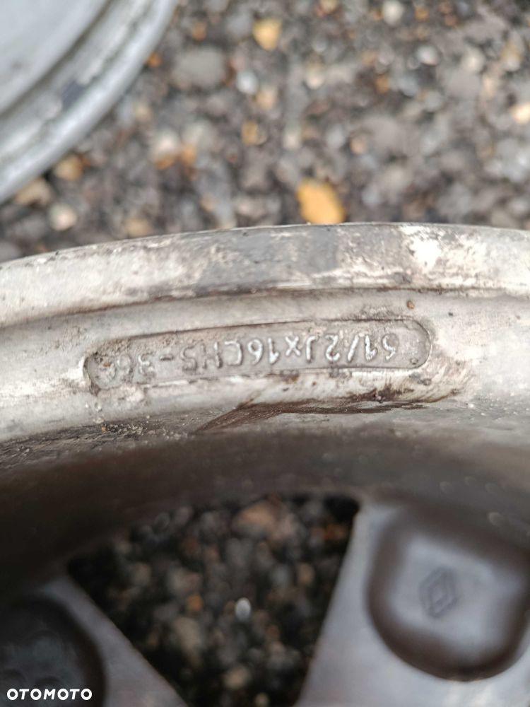 Alufelgi Renault r16 6 1/2j 5x108 4sztuki - 4