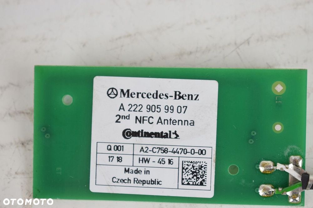 ładowarka indukcyjna mercedes w222 antena nfc - 4
