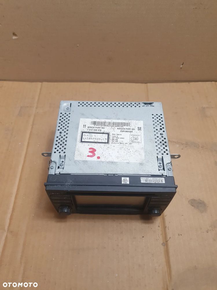 } NISSAN QASHQAI LIFT J10 NAWIGACJA GPS RADIO 7612830076 CD 25915BH30E - 1
