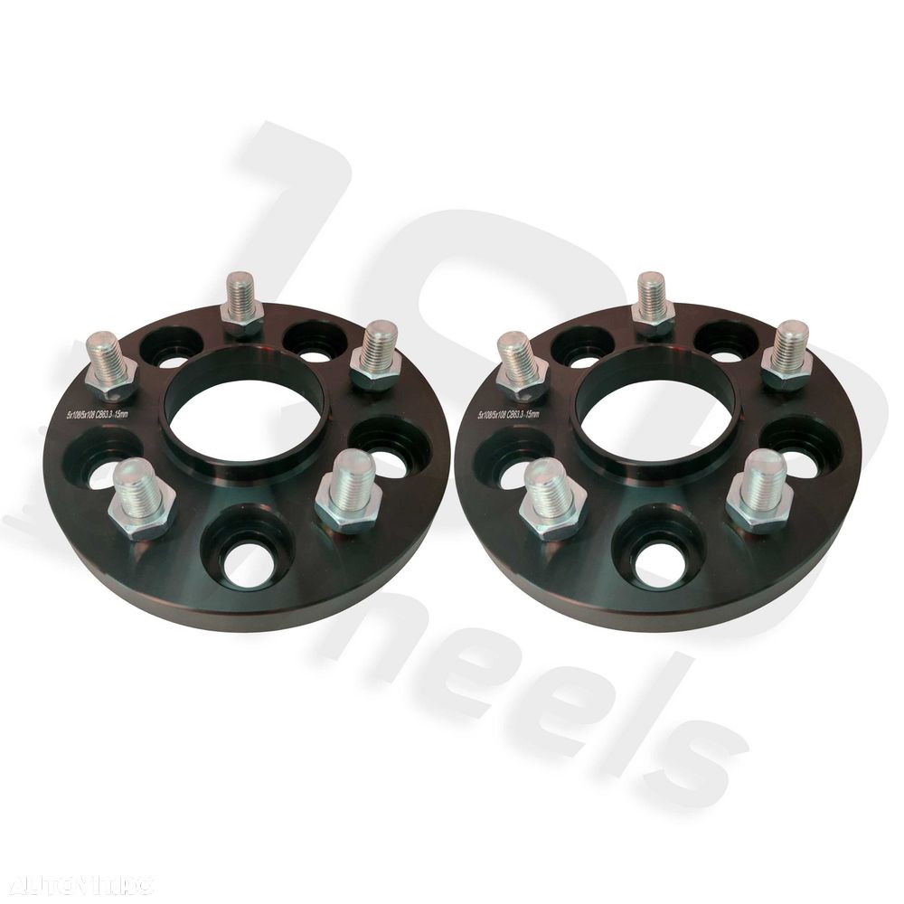 Flanse distantiere cu prindere dubla noi 5x108 pentru Ford si Jaguar - 1