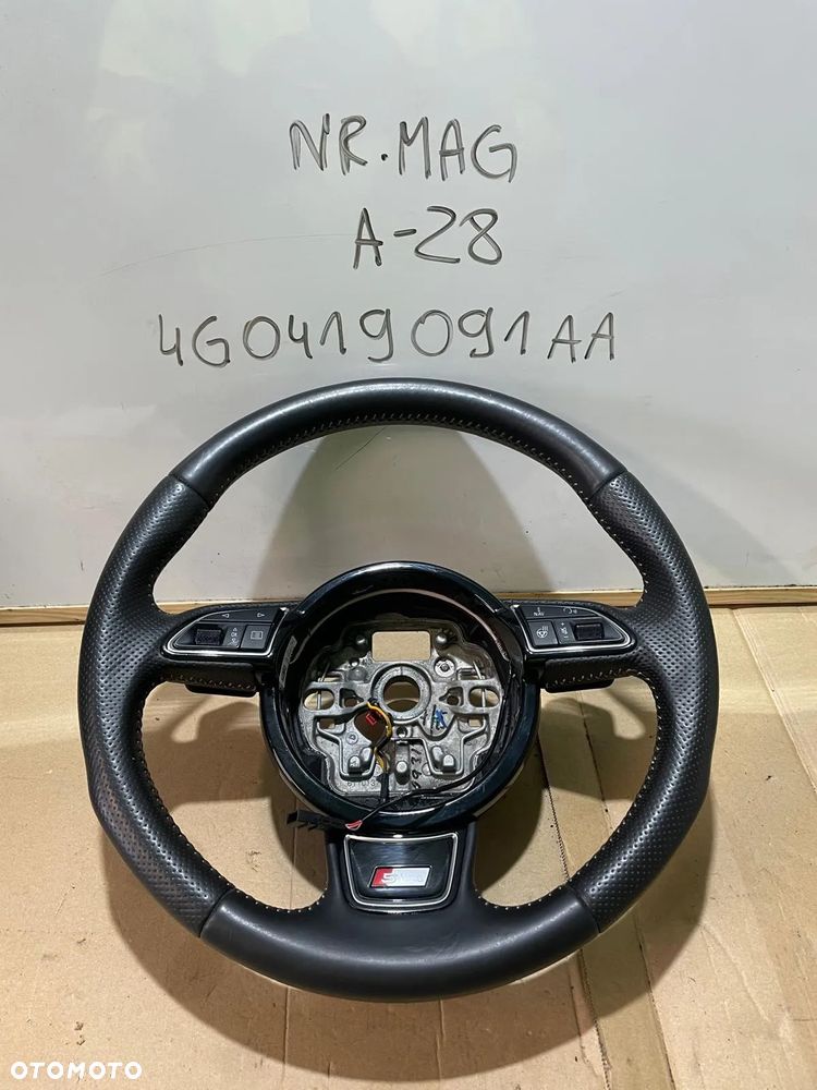 KIEROWNICA MULTIFUNKCYJNA AUDI A6 A7 C7 S-LINE 4G0419091AA - 1