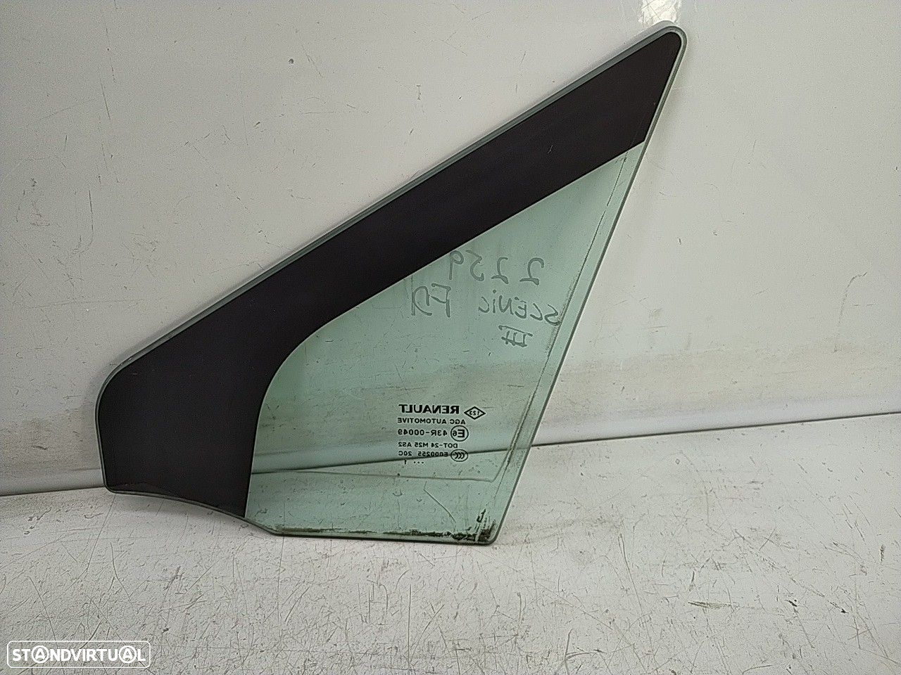 Vidro Pequeno Porta Frente Direita Renault Scénic Iii (Jz0/1_) - 3