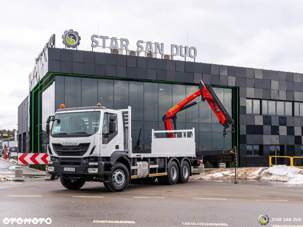 Iveco TRAKKER 410 6x4 Palfinger PK 18002 EH HDS Żuraw Rotator - 7