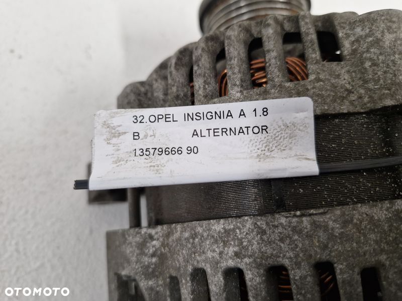 OPEL INSIGNIA A 1.8 B ALTERNATOR 13579666 - 7