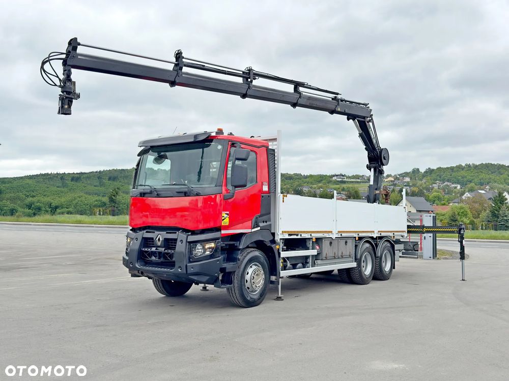Renault C 430 * SKRZYNIA 7,05 m * HIAB X-HIDUO 188 ES-4 + PILOT/ 6x4 - 2