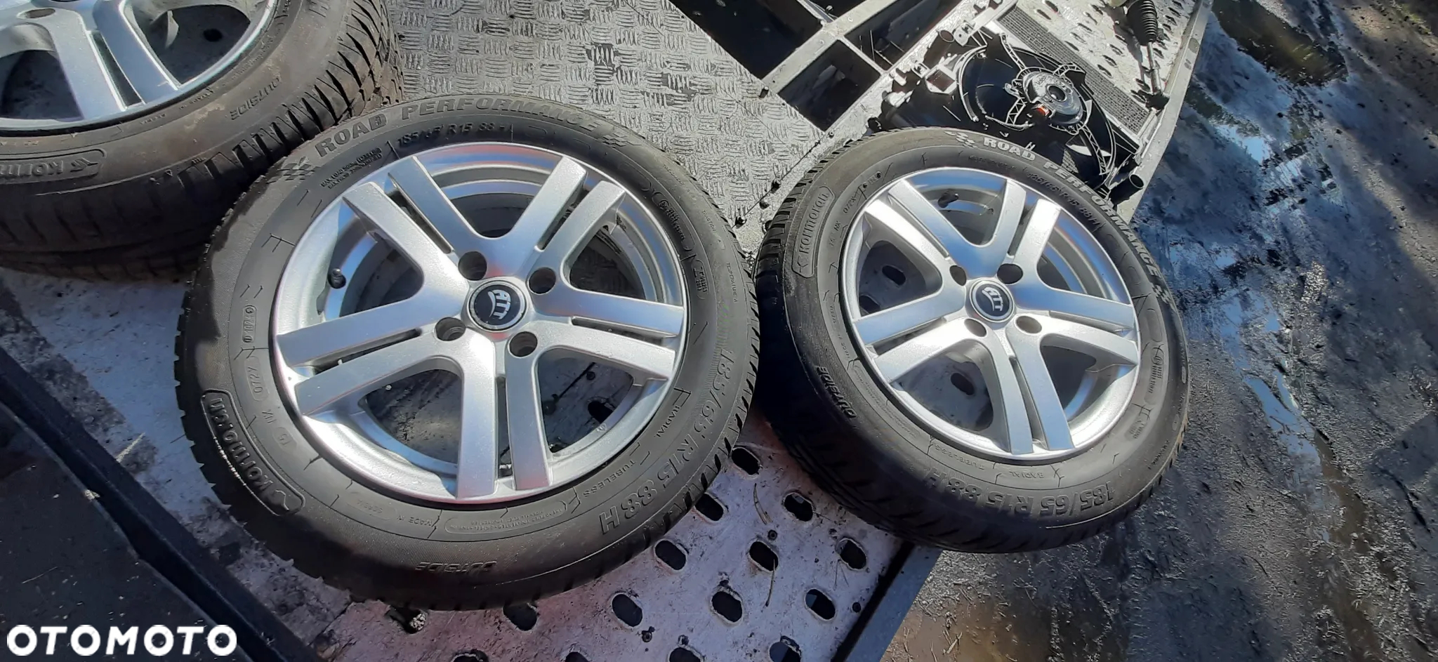 Peugeot Citroen Alufelgi 15 Koła 15 z oponami Letnimi  185/65R15 z 2024r  6jx15h2  4x108 ET20 KOMPLET - 8