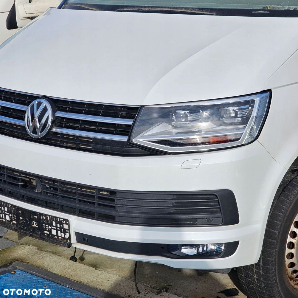 VW T6 MULTIVAN kompletny przód zderzak błotnik FULL LED BIAŁA PERŁA L0K1 - 4