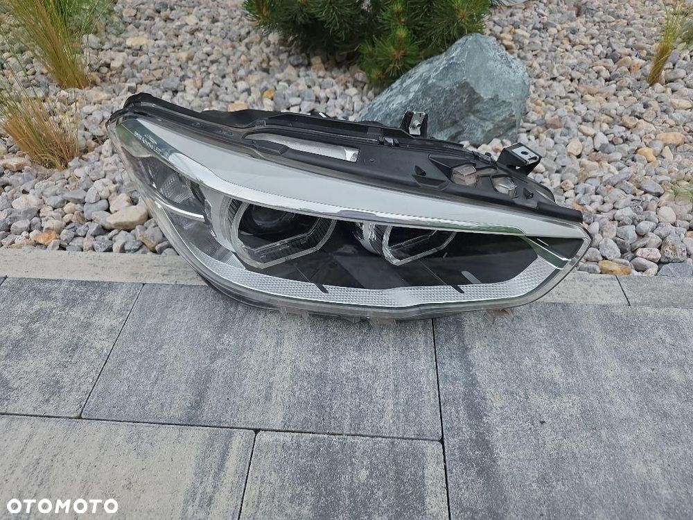 BMW 1 F20 F21 LIFT LCI Lampa prawa przód Full Led Adaptive 7471344-01 Chrom - 2