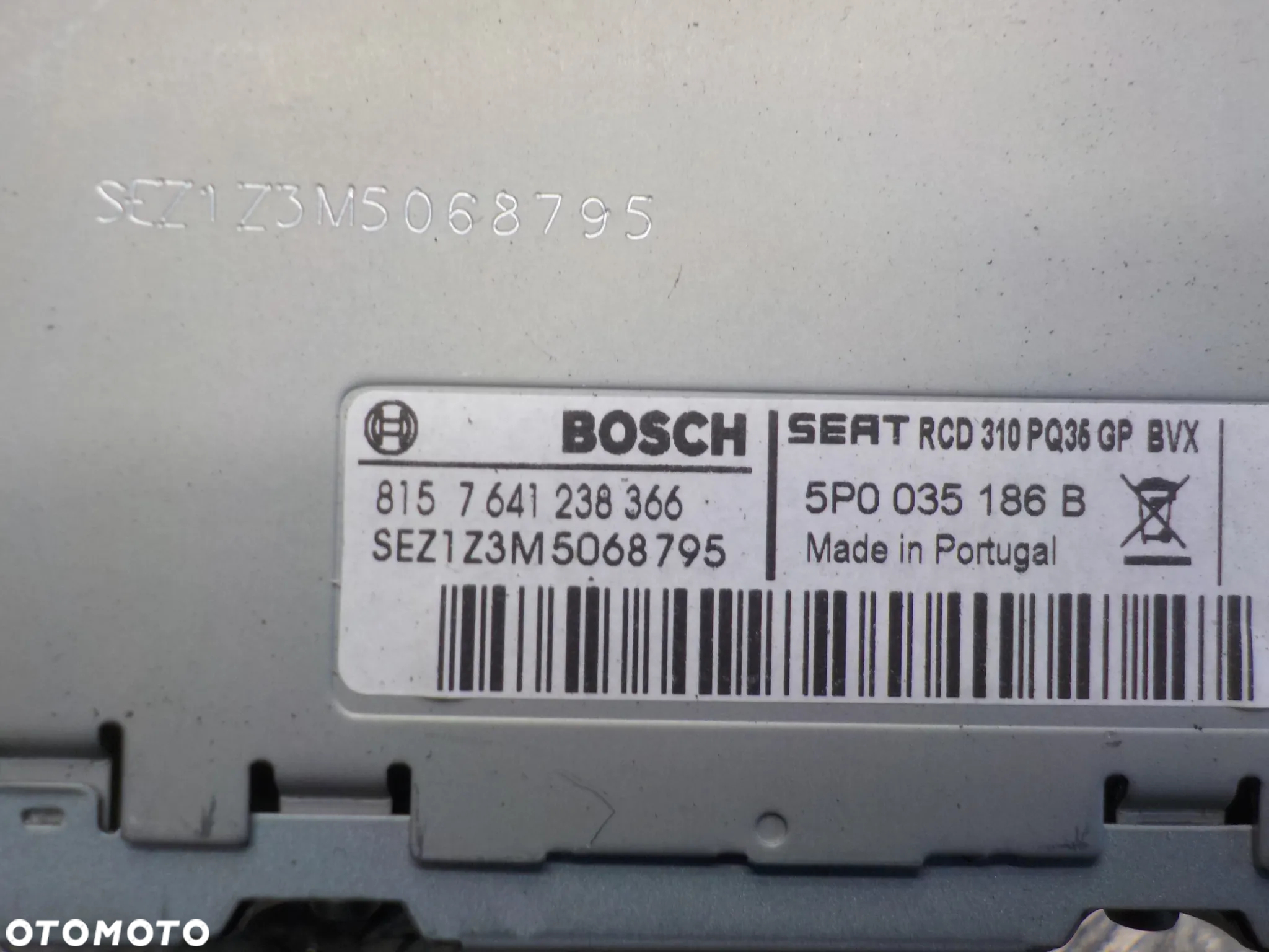SEAT LEON II LIFT RADIOODTWARZACZ 3P0035186B - 3