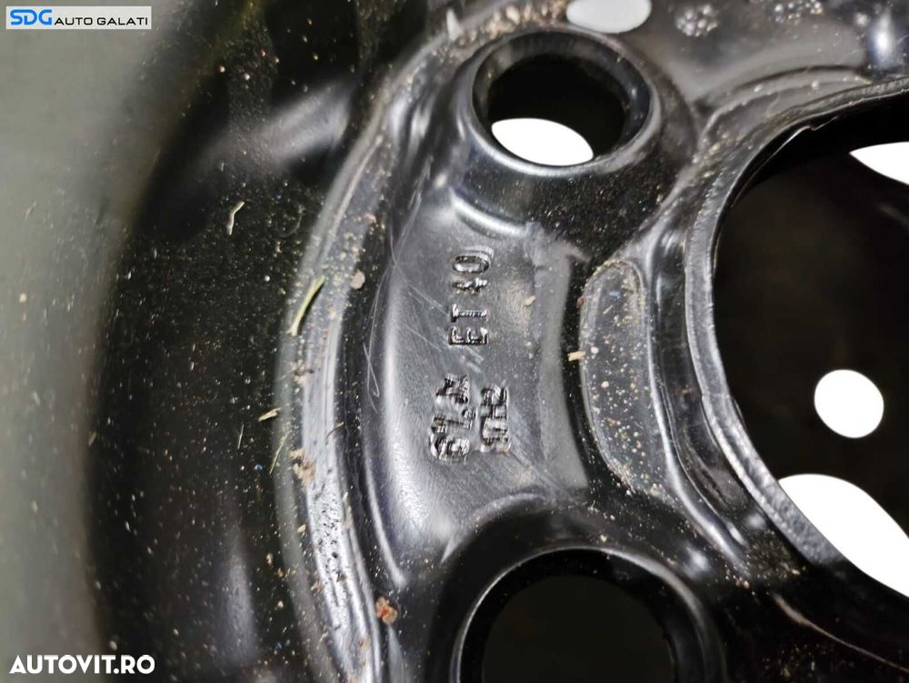 Roata Janta Rezerva Slim 5x120 195 80 R17 17 Volkswagen Touareg 2.5 TDI 2003 - 2010 Cod 7L6601027B [L2857] - 3