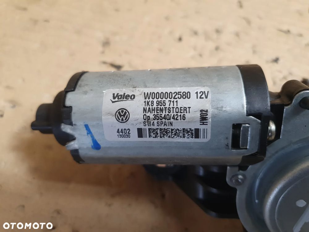 VOLKSWAGEN SCIROCCO 08-14 SILNICZEK WYCIERACZKI TYŁ TYLNEJ VALEO 1K8955711 - 2