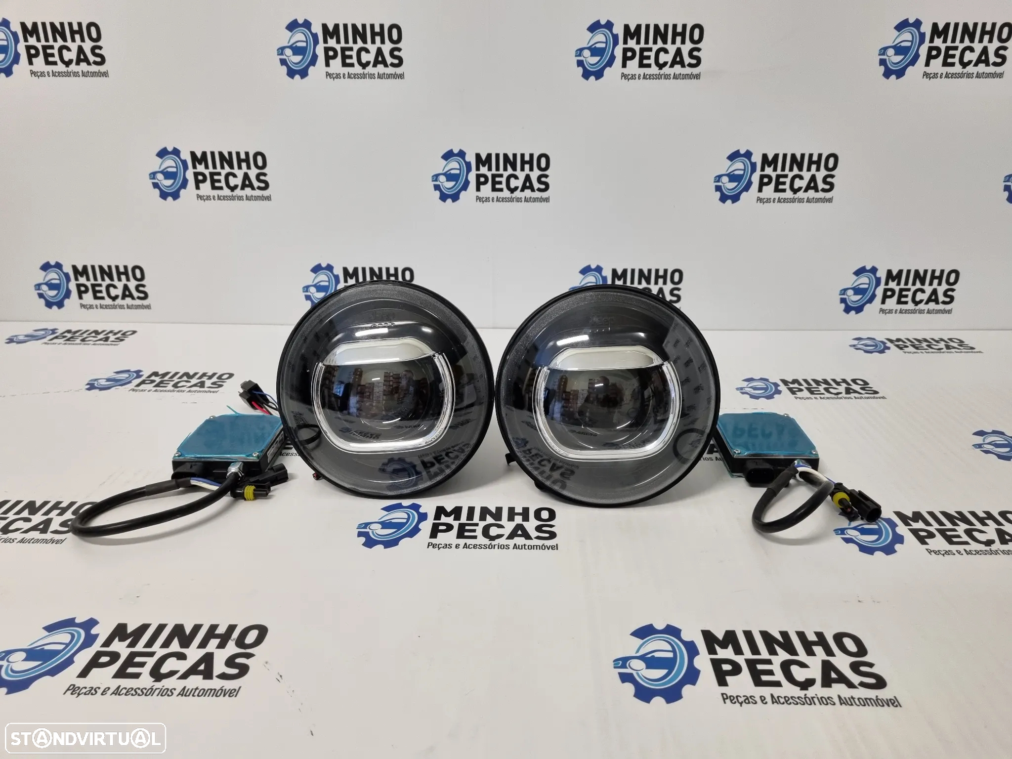 Faróis Jeep Wrangler JK Bi-Xênon HID - 2