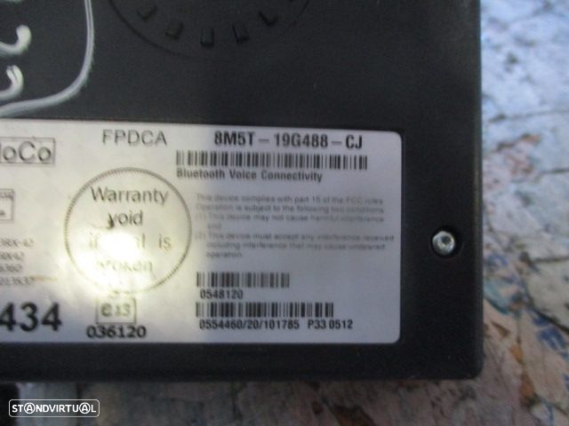 Modulo 8M5T19G488CJ FORD FIESTA 2008 Bluetooth - 3