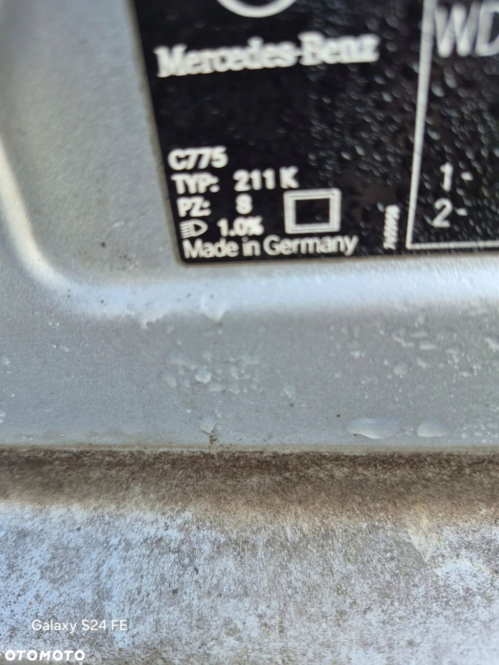 DRZWI PRAWY PRZÓD MERCEDES W211 PRAWE PRZEDNIE C775 STAN BDB BEZ KOROZJI - 2