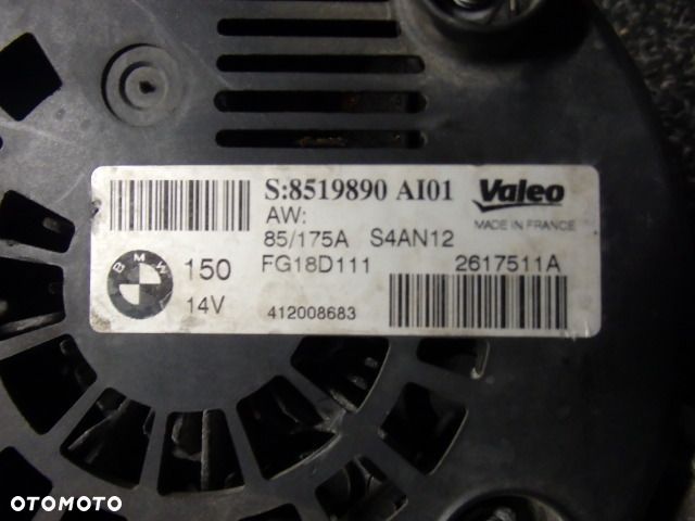 BMW F20 F21 1.6D N47 ALTERNATOR 8519890 RAF-AUTO CZĘŚCI BMW - 3