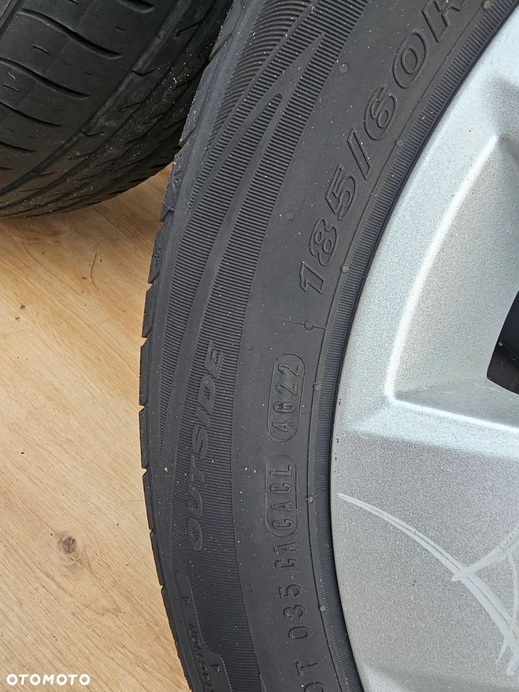 KOŁA FELGI ALUMINIOWE OPONY LETNIE 15 CALI OPEL ASTRA G H MERIVA A CORSA C D 4X100 185/60/15 ET43 - 9