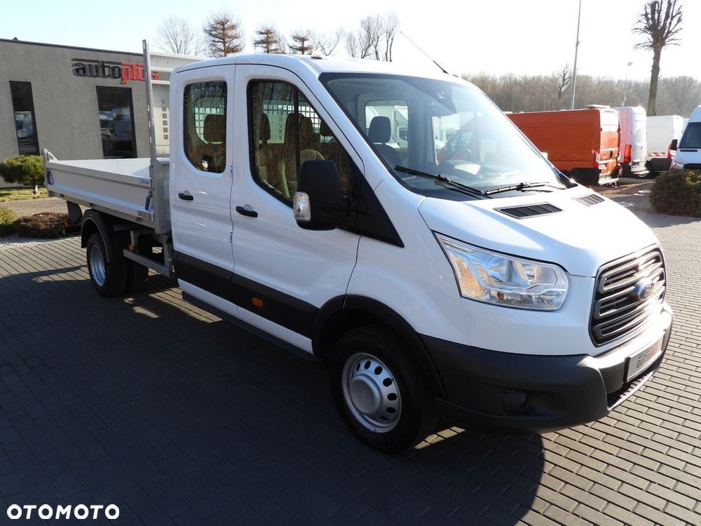 Ford TRANSIT WYWROTKA PODWÓJNA KABINA DOKA 6 MIEJSC TEMPOMAT LEDY BLIŹNIACZE KOŁA KLIMATYZACJA  170KM - 5