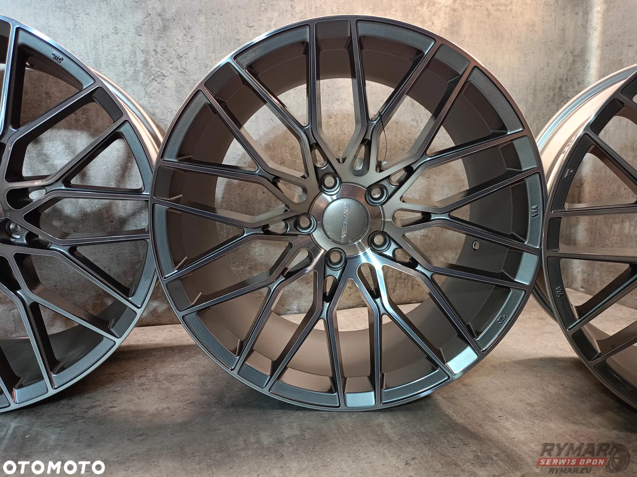 ŚLĄSK NOWE ALUFELGI VEEMANN V-FS34 19" DWIE SZEROKOŚCI 5x120 KOMPLET - 4