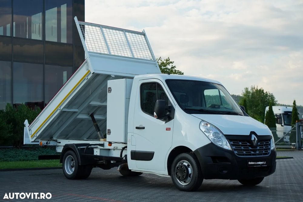 Renault MASTER / BASCULATOR SPATE / 3 LOCURI / DOUĂ TRANSMISII / MANUALĂ / IMPORTATĂ / - 2