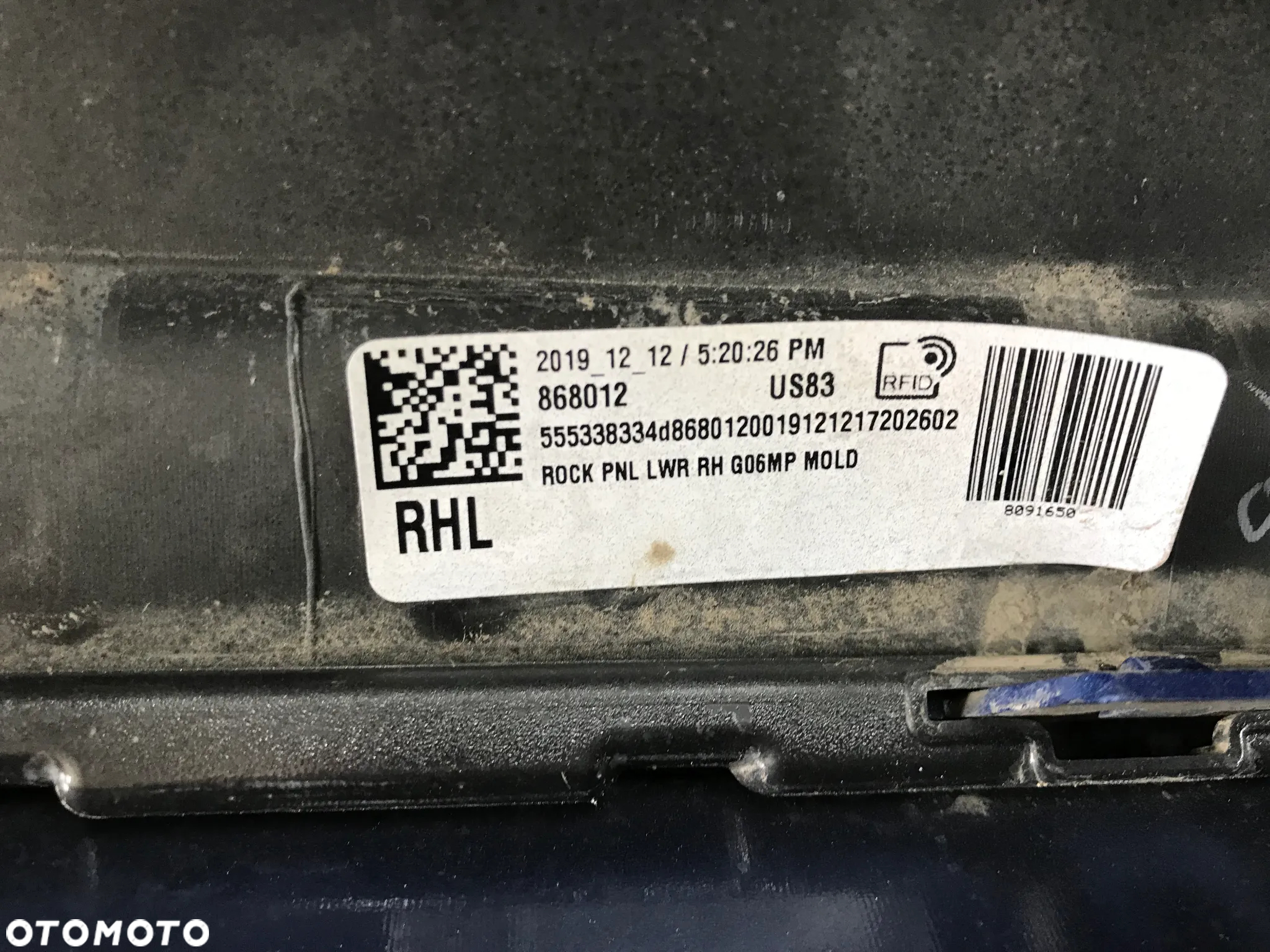 Nakładka progu BMW x6 G06 m-pakiet 19- prawa listwa progowa + ślizg KOMPLET 868012 868011 - 33