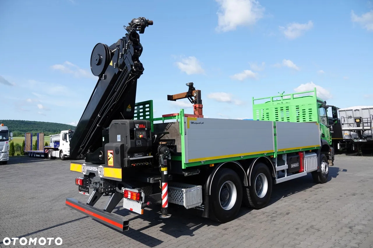 Mercedes-Benz AROCS 2636 / 6x4 / SKRZYNIOWY- 6,5 M / + HDS HIAB 4x wysów: 13 m / EURO 6 / STEROWANIE RADIOWE /OPONY 100 % - 9