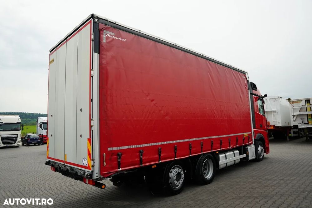 Mercedes-Benz ACTROS 2545 / CORTINĂ - 7.4 M / MEGA / 6x2 / PUNTE RIDICATĂ / PUNTE RIDICATĂ / WIELTON / 2021 - 7