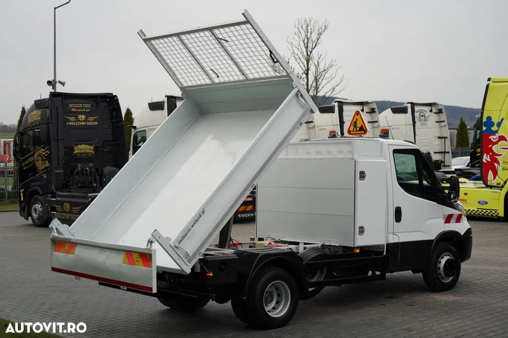 Iveco DAILY 70-180 / BASCULATOR SPATE / 7 TONE MTA / DUBLU / HI-MATIC / BLOCARE PUNȚI - 7