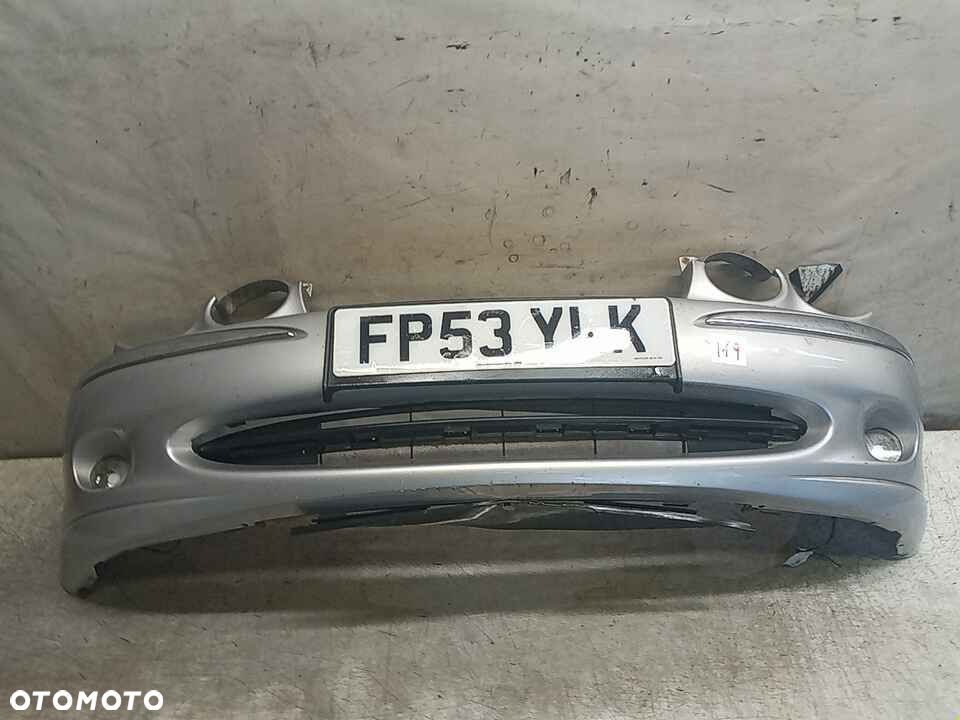 } ZDERZAK PRZÓD PRZEDNI JAGUAR X TYPE SREBRNY HALOGENY